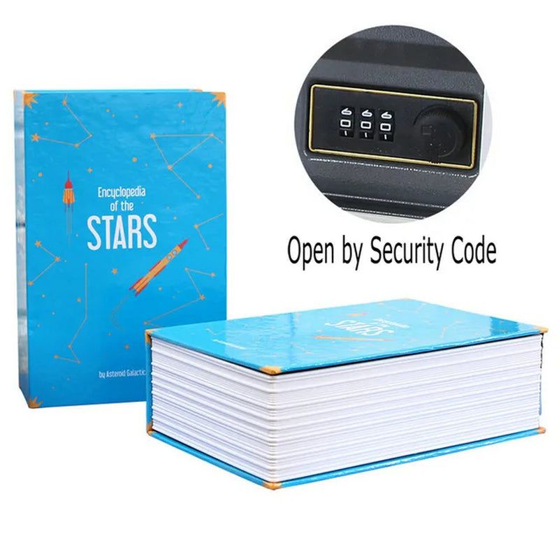 18X11.5X5.5Cm Combination Lock Hidden-Safe Box Safe Box Strongbox Steel Simulation Book Home Office Money Phone Safe Storage Box