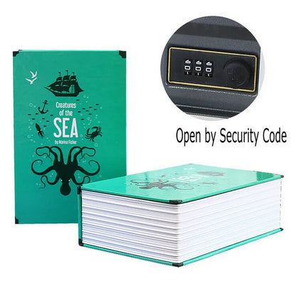 18X11.5X5.5Cm Combination Lock Hidden-Safe Box Safe Box Strongbox Steel Simulation Book Home Office Money Phone Safe Storage Box