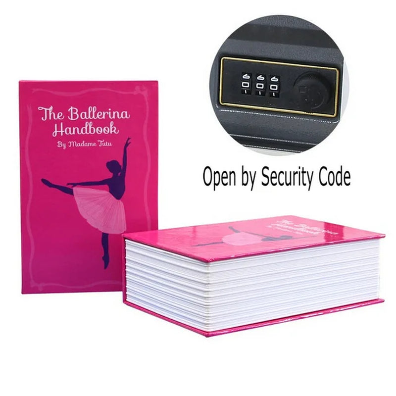 18X11.5X5.5Cm Combination Lock Hidden-Safe Box Safe Box Strongbox Steel Simulation Book Home Office Money Phone Safe Storage Box