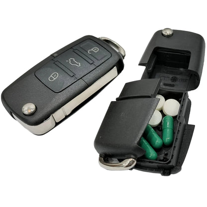 Fake Car Key Safe Hidden Secret Compartment Stash Box Discreet Decoy Car Key Fob to Hide and Store Money